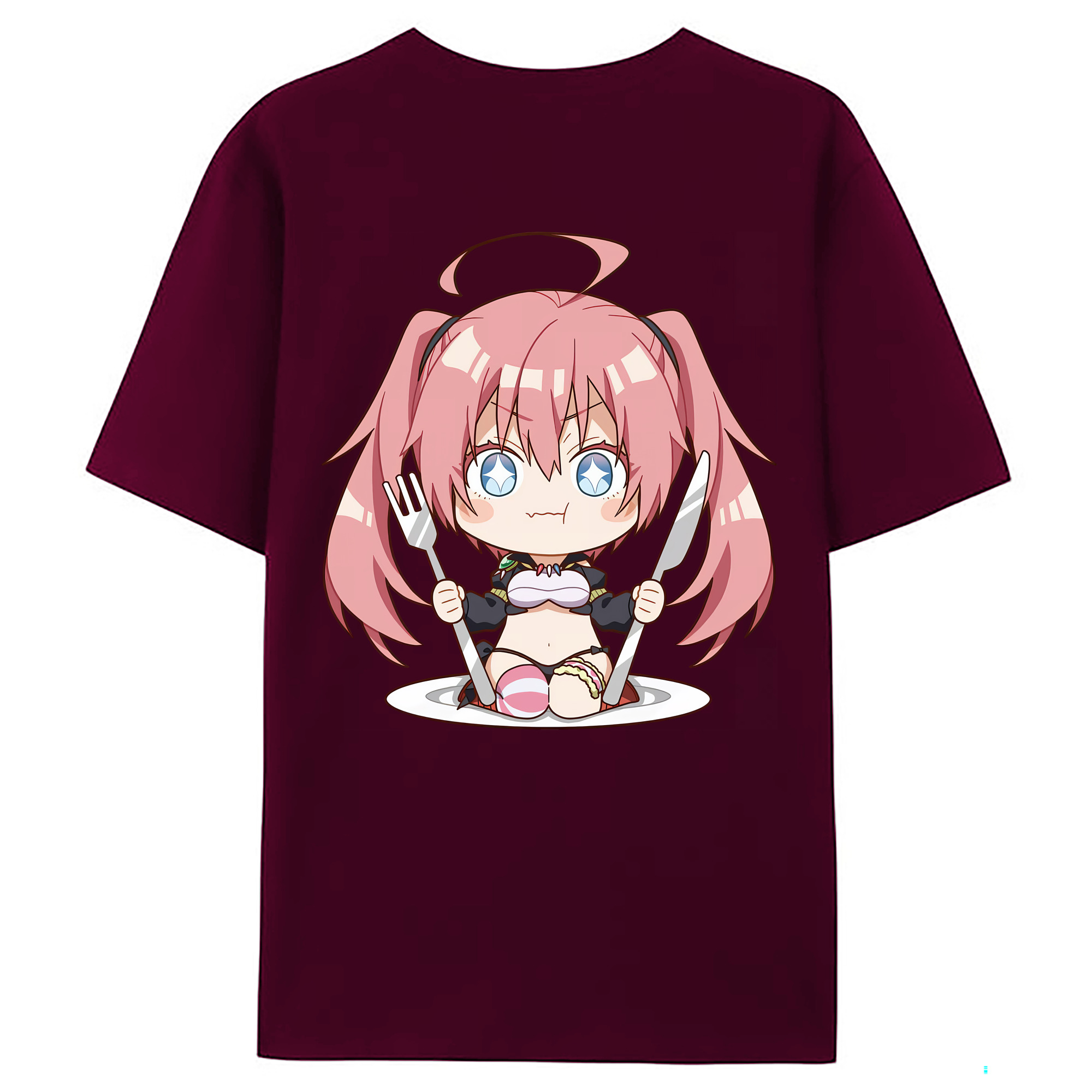 （画像用） 転スラ Regarding Reincarnated to Slime レディース半袖Tシャツ(バックプリント)